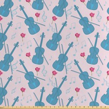 Musik Satin Stoff als