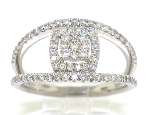 Brillant ring 10k weißgold - brillant,