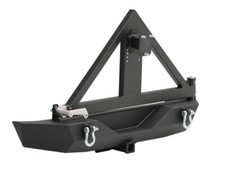 Smittybilt XRC Heckstoßstange mit Reserveradträger schwarz Jeep Wrangler JK 07-