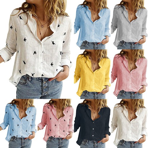 Neu damen leinen shirt - neu,