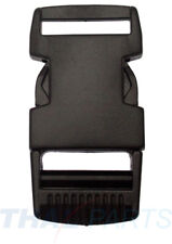 10 St. Steckschnalle 25mm gerade Kunststoff Acetal Steckverschluss für Gurtband