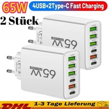 2X 6-Fach Schnell Ladegerät