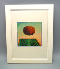 Farblithografie Rudolf Hausner "Baum des Lebens" signiert limitiert- 46,5x36,5cm