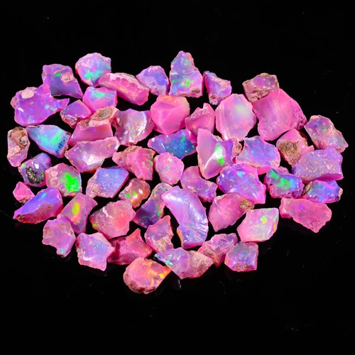 Pink ethiopian opal - pink, roh