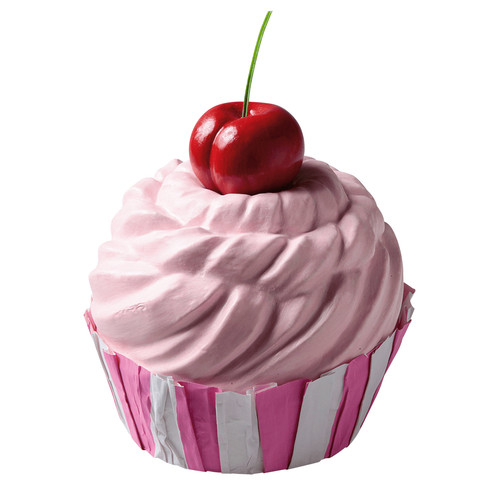 Deko cupcake mit kirsche cm - mit,