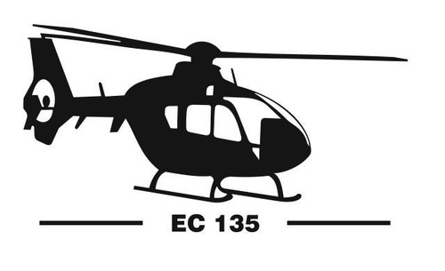Eurocopter 135 aufkleber - eurocopter,