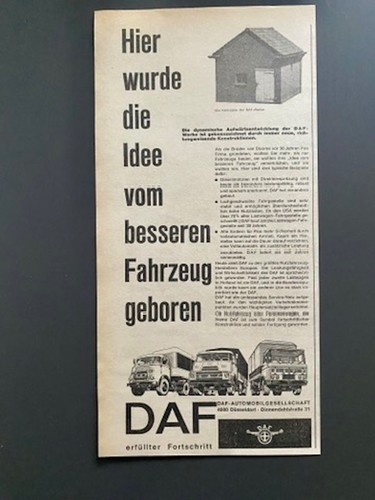 Daf erfüllter fortschritt - daf, lkw