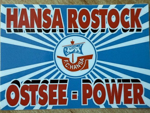 Aufkleber fc hansa - aufkleber, rostock
