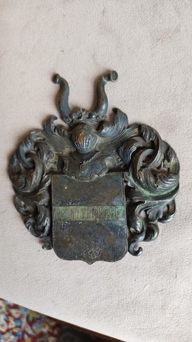 Antikes wappenschild bronce - antikes,