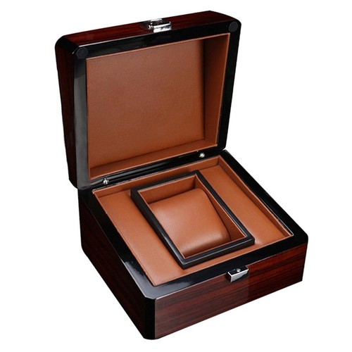 Hochwertige uhrenbox aus holz - aus,