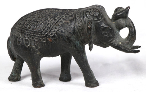 Bronze elefant khmer - khmer, statue