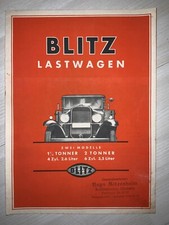 Opel Blitz Angebotsmappe mit Katalog und Anschreiben, 1931 