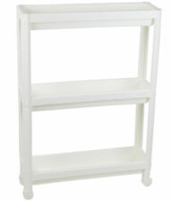 Schlanker Aufbewahrungswagen Mit Rädern, Kunststoff-Utility-Rollregal, Mehrzweck