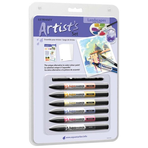 Letraset aquamarkers artist - letraset,