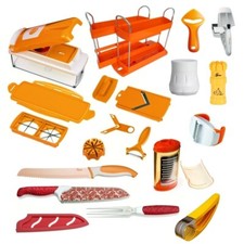 Nicer Dicer Set - Genius Gemüseschneider "Apricot" 11-tlg + Zubehör wählbar