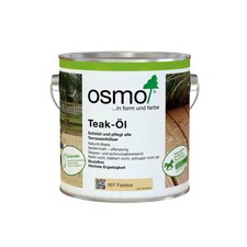 Osmo Teak-Öl Holzschutz-Öl Lasur Holzlasur 007Farblos 375 750ml 2,5L 
