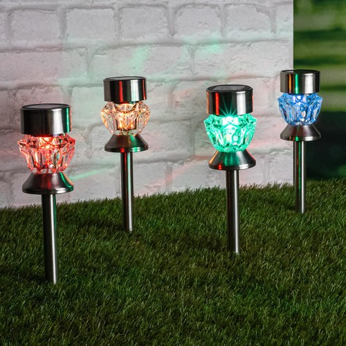 4er set led solarlampe - 4er,