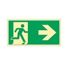 10 Stk. Rettungszeichen DIN EN