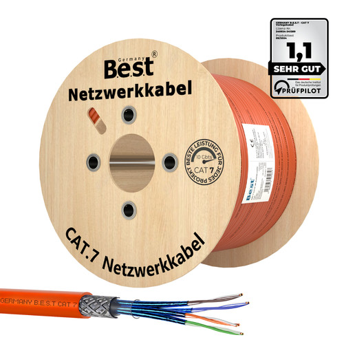 500 cat verlegekabel - cat.7,