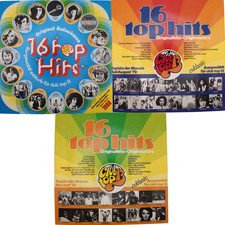 3x Vinyl LP Paket - 16 Top