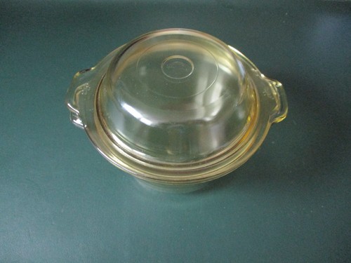 Vintage saale glas auflaufform - saale,