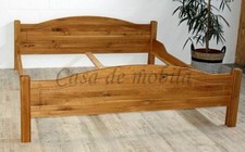 Massivholz Bett 180x200 Doppelbett Wildeiche geölt Holz Bettgestell Landhaus