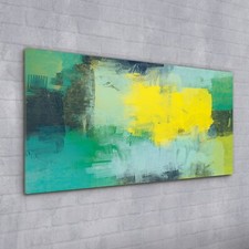 Acrylglasbild Wandbild Plexiglas 100x50 Foto Bild Abstrakte grün gelb Vintage