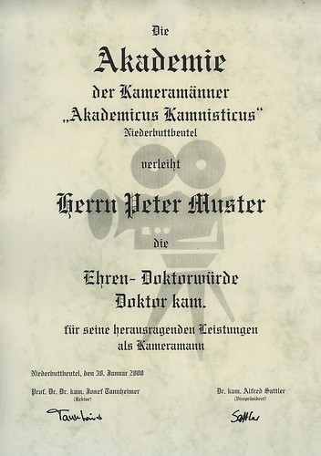 Diplom urkunde ehren - urkunde, doktor