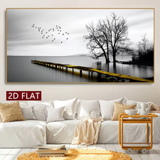 Leinwanddruck  XXL Natur See