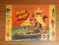 Seltene Werbung BIG JIM Karl May - Winnetou Old Shatterhand Texas-Ranger 1977