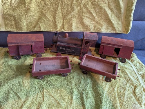 Alter zug holz metall - alter, zug,