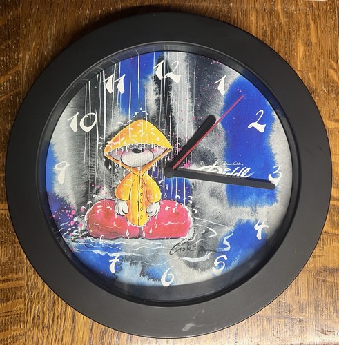 Diddl wanduhr regen - wanduhr,,