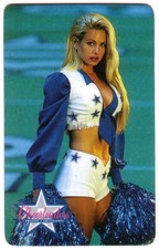 10m Dallas Cowboys Cheerleader Stacie Drew Handy Karte