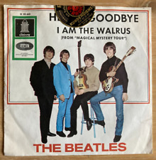 The Beatles, Hello Goodbye / I am the Walrus, orig. GER 7" in barstool P/S