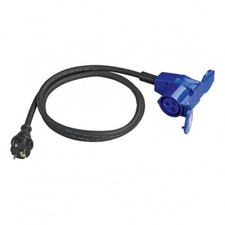 Adapterkabel Schuko / Stecker 150 cm Wohnwagen Boot Reisemobil