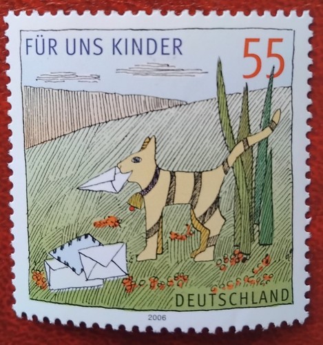 Briefmarke brd 2006 für uns - briefmarke,