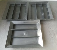 3x Blanco Select Eimerdeckel 8 Liter Abfalltrennsystem
