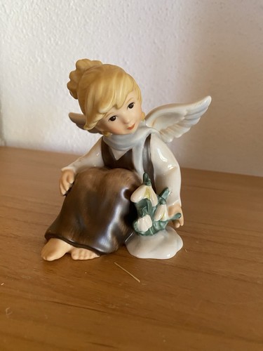 Engel mit schneeglöckchen - engel,