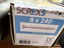 SWG Holzbauschrauben Konstruktionsschrauben 8x240mm 50Stück l / H2GarPal