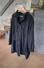 lange Jacke, mit Kapuze, Regen, Übergang, gefüttert, schwarz, Gr. 50,52,54 NEU