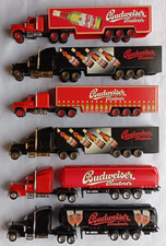 6 Werbetrucks - Budweiser/Budvar  Brauerei - 1:87 - LKW-Sammlung - US-Biertrucks