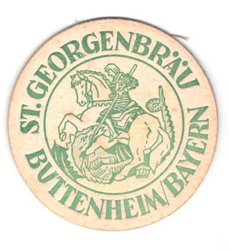 Bierdeckel georgenbräu - st.,