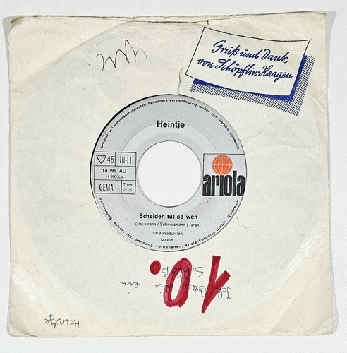 1969 ariola schlager - schlager, single