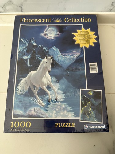 Clementoni fluorescent puzzle - clementoni,