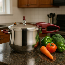 Schnellkochtopf 5 Liter Dampfkochtopf  Induktion kostenlos versand