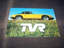 TOPRARITÄT Herrlicher Prospekt TVR 3000 M von 1975 + Preisliste !!!