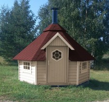 Grillkota mit Grillanlage