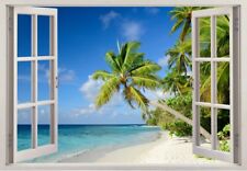 wandtattoo  Palmen Meer Strand