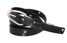 Damen Handmade Vintage Belt Gürtel Ledergürtel Gr. 100