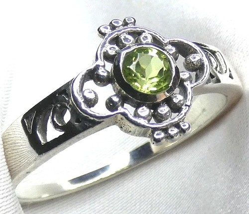 Ring peridot olivin 925 - peridot,